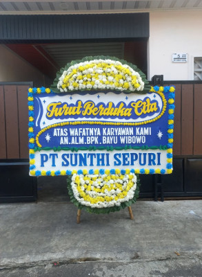 Papan Bunga Duka di 20 Ilir D Iv